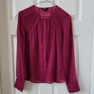 Mexx Sheer Fuscia/Purple Blouse 2